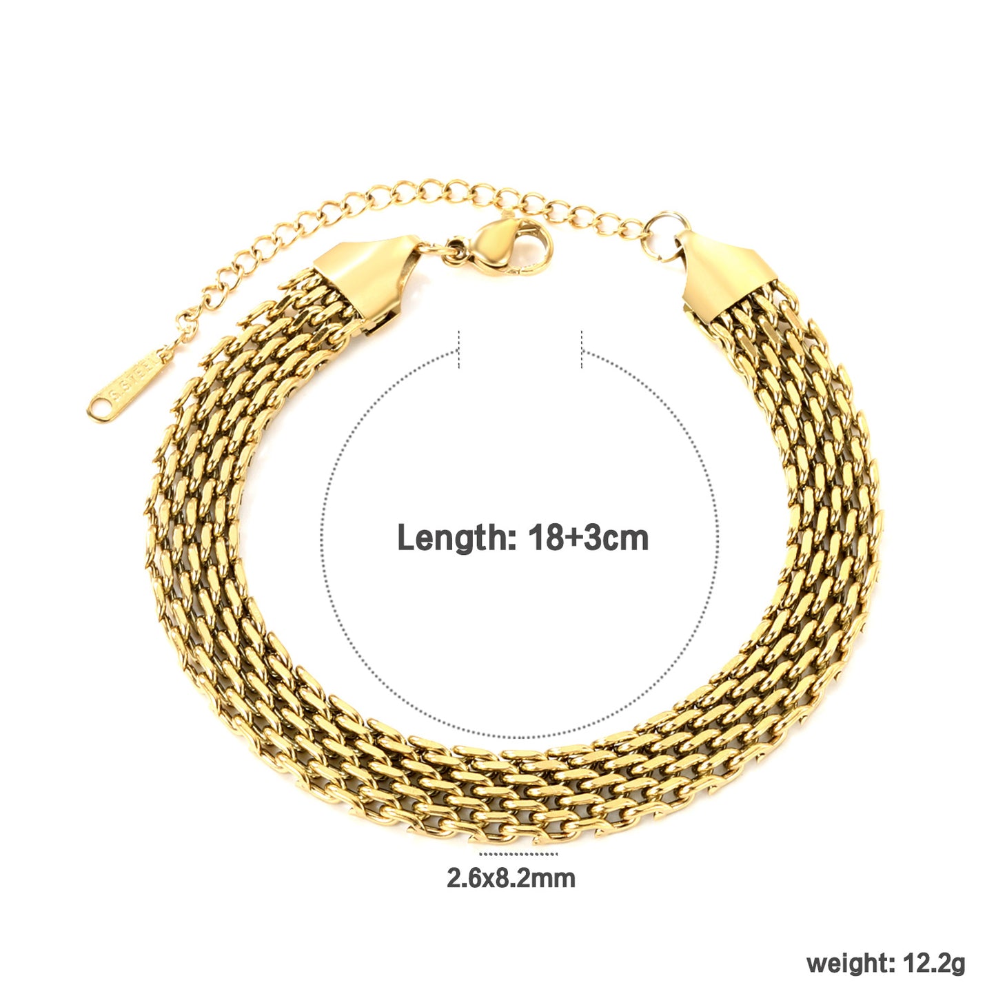 Women's Devil's Eye Niche Fashion Electroplated Metal Hand Bracelets