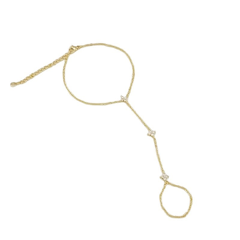 Fashion High Sense Chain Inlaid Zircon Bracelet