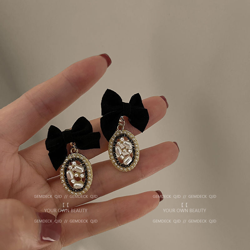 Women's Chinese Style Fan-shaped Retro Cheongsam Ear Earrings