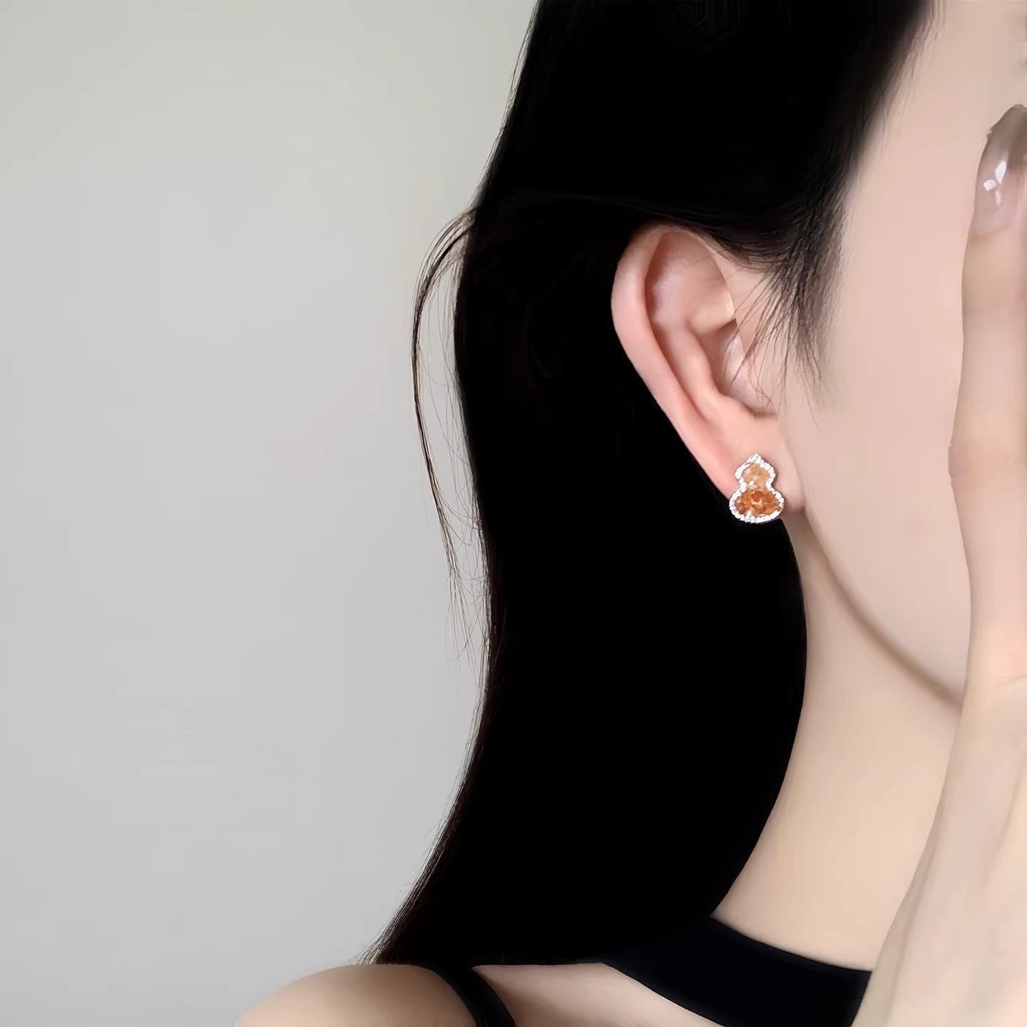 Women's Gourd Unique Temperament Entry Lux High-grade Earrings
