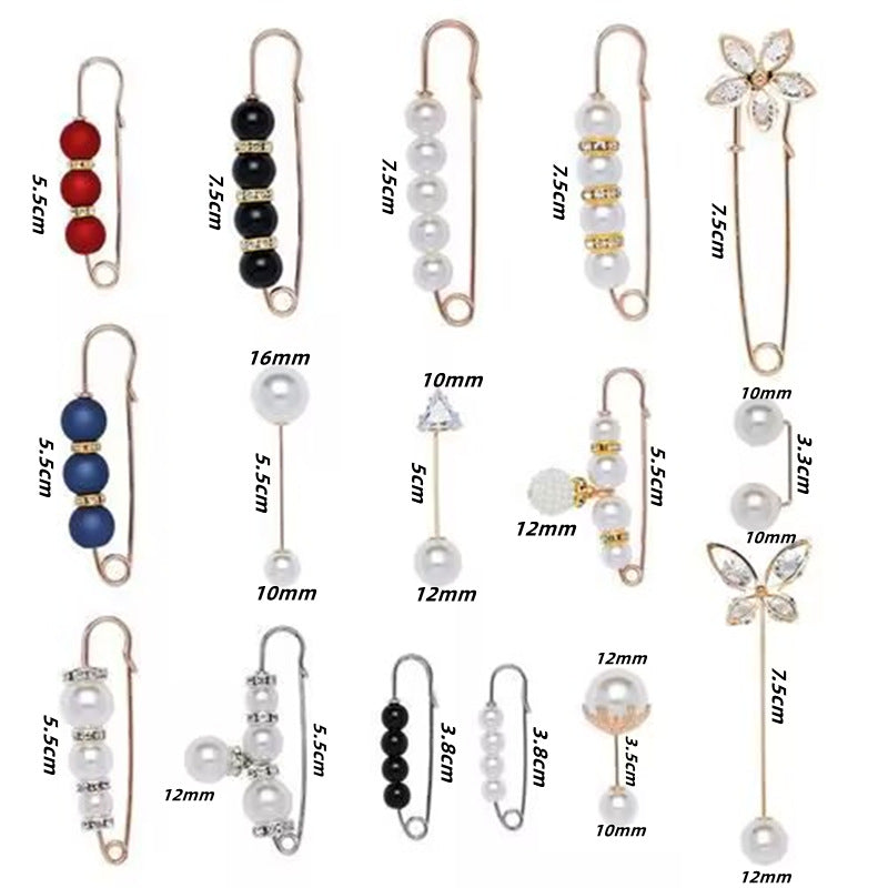 Women's Of Trousers Pin Artifact Fixed Clothes Buckle Brooches