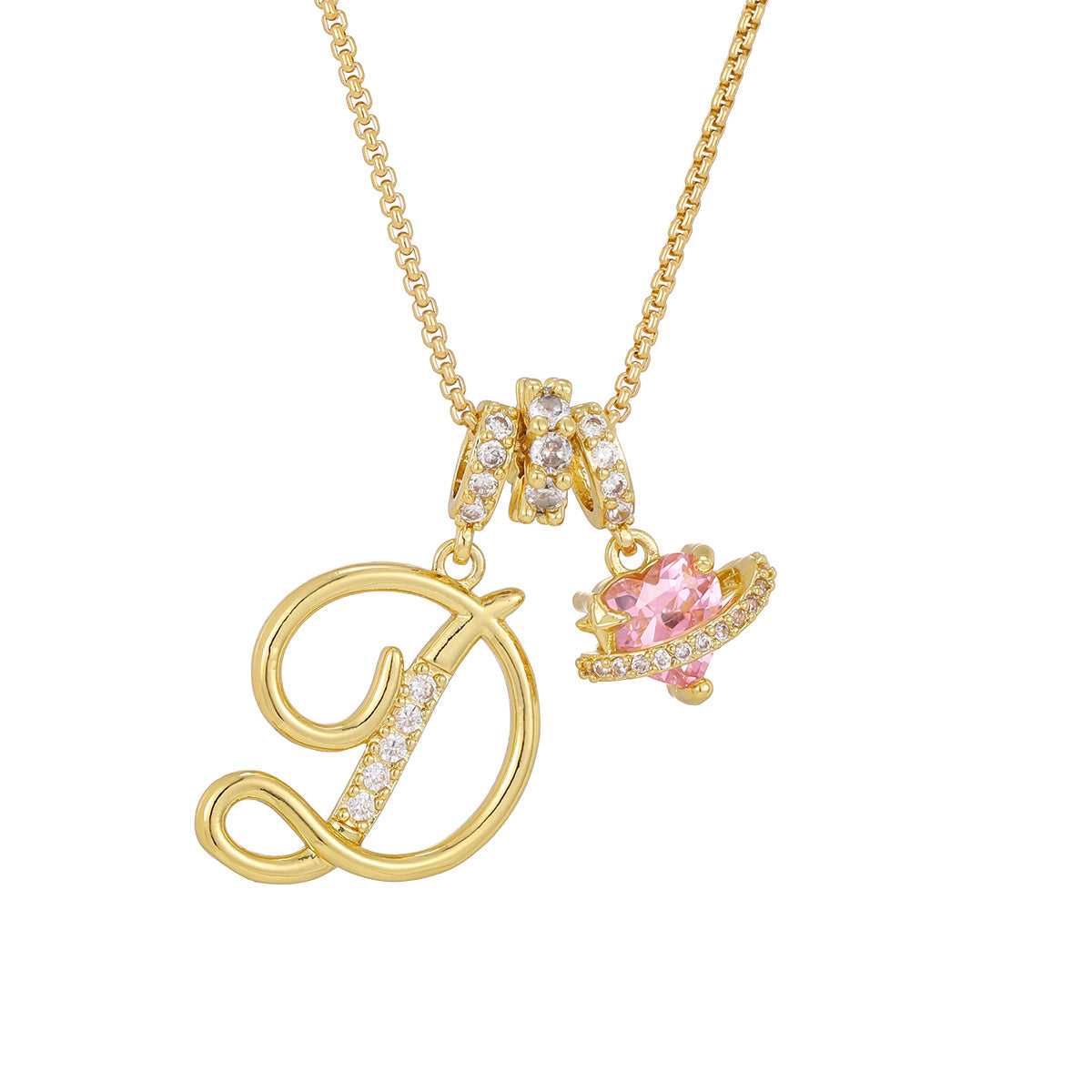 Dopamine English Letter Light Luxury Minority High Pendants