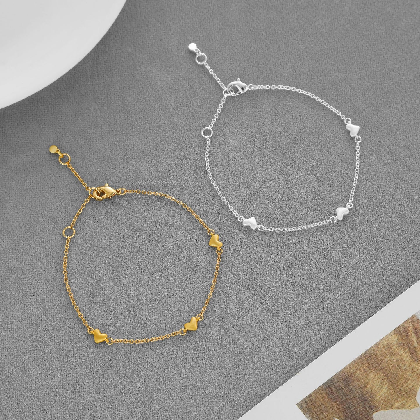 Day Limited Love Simple Advanced Brushed Heart Clavicle Necklaces