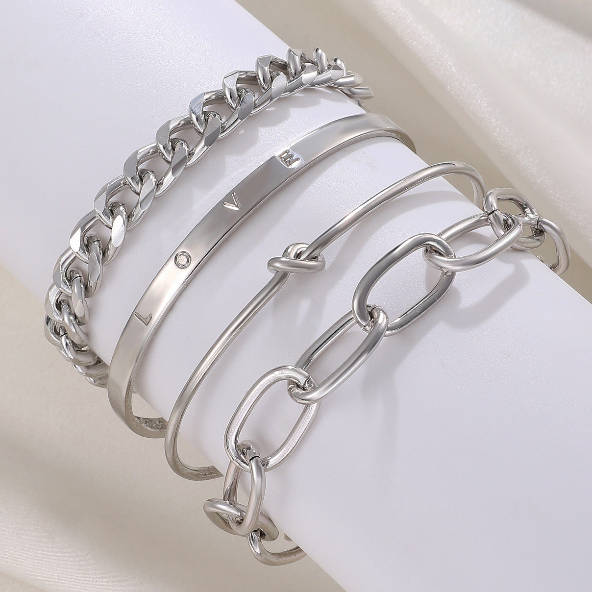 Trendy Alloy Combination Punk Hip Hop Bracelets