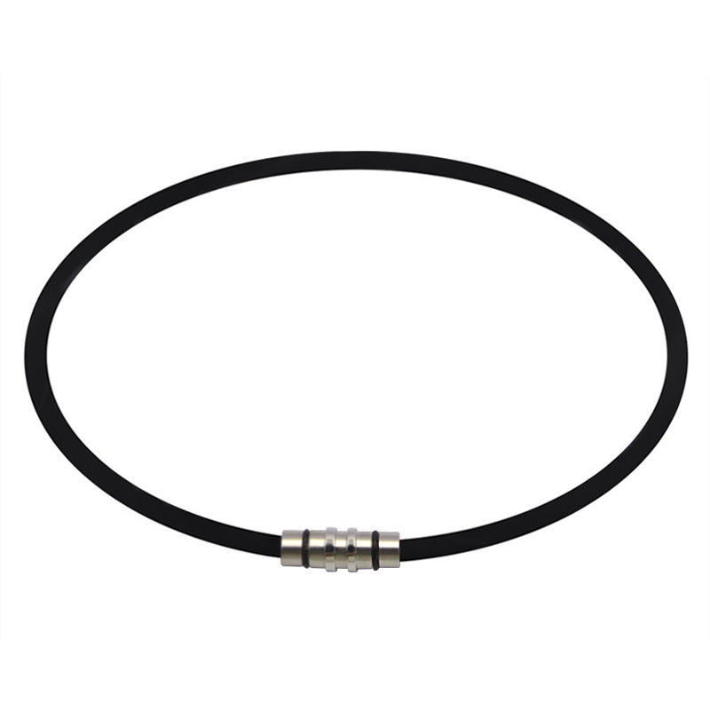 Women's & Men's Anion Collar Energy Balance Magnetic Snap Outdoor Necklaces