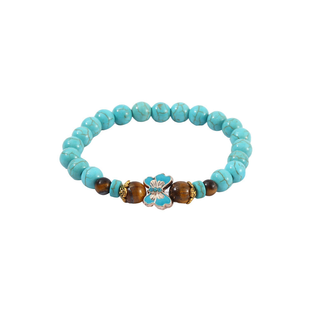 Women's Turquoise Cross Niche Design High-grade Simple Bracelets