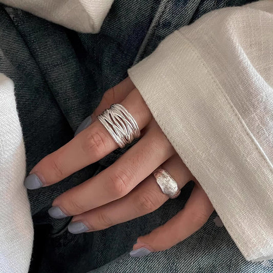 Luxury Style Niche High Sense Simple Rings