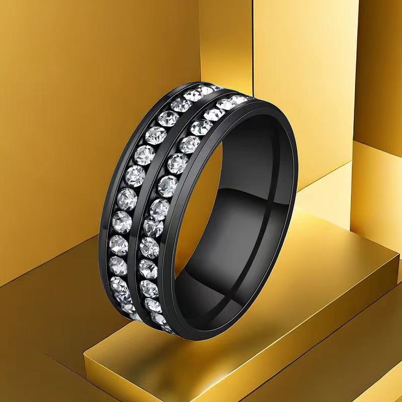 Women's Titanium Steel Design Sense Niche Style Light Luxury Spot Rings