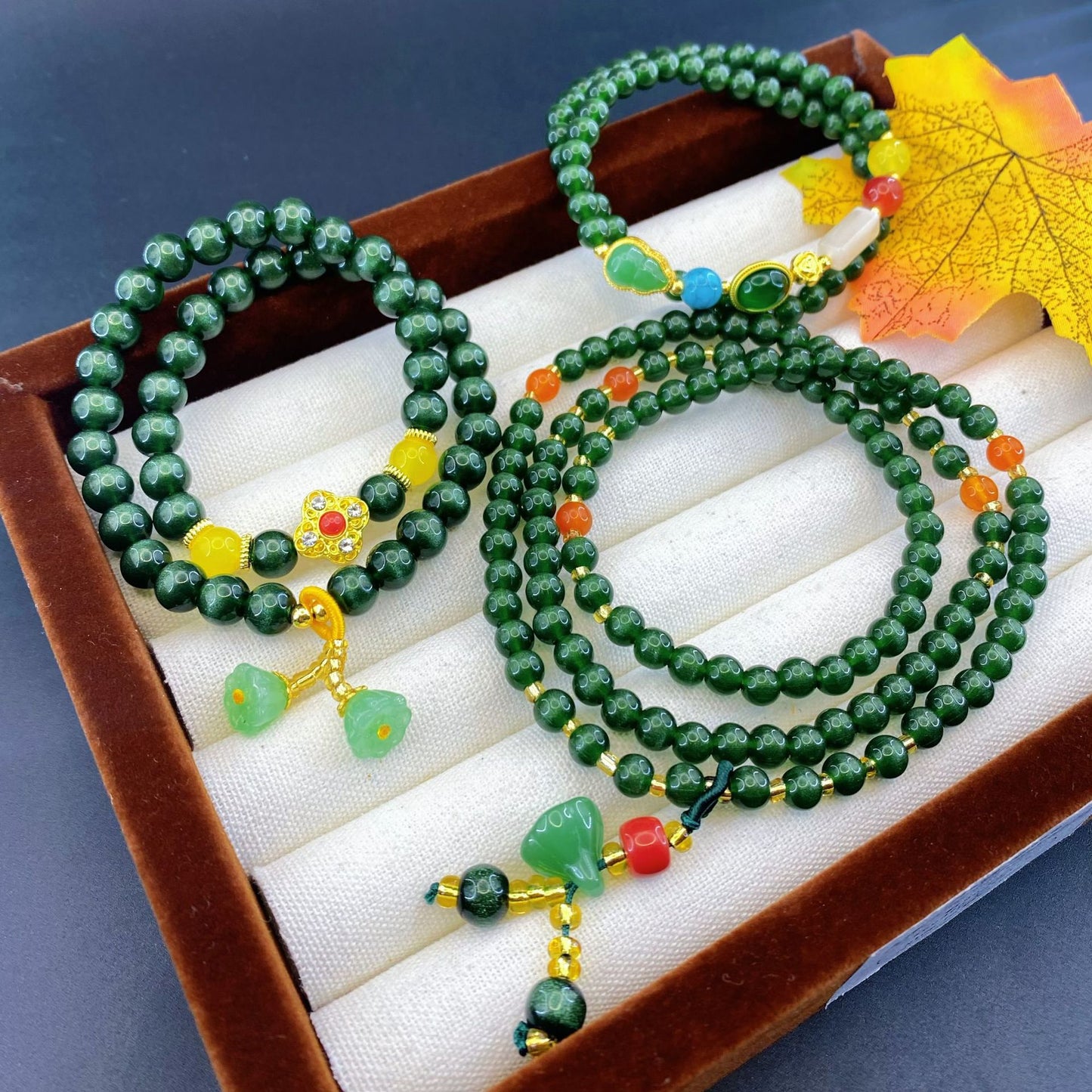 Cat's Eye Chinese Zen Crafts Three-ring Bracelet