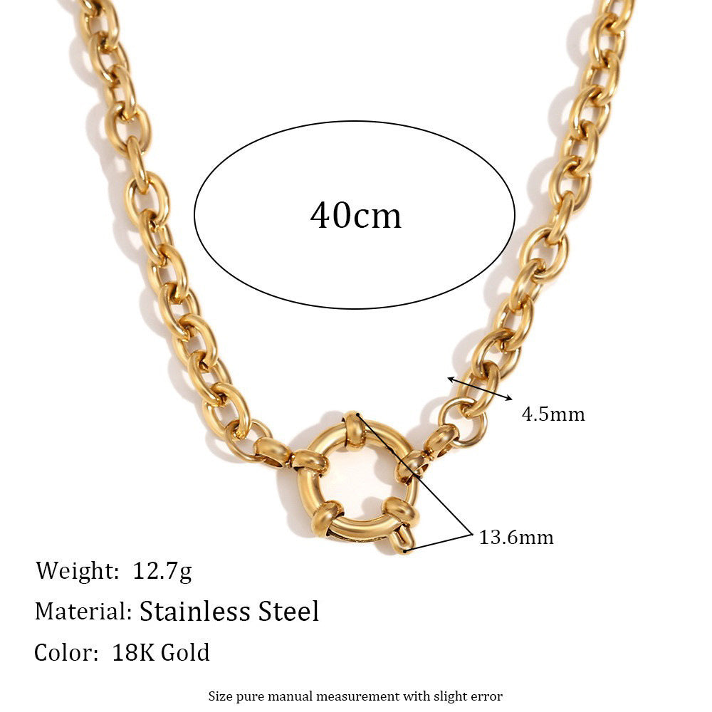 Stove Fashion Casual Vacuum Electroplating Stainless Pendants
