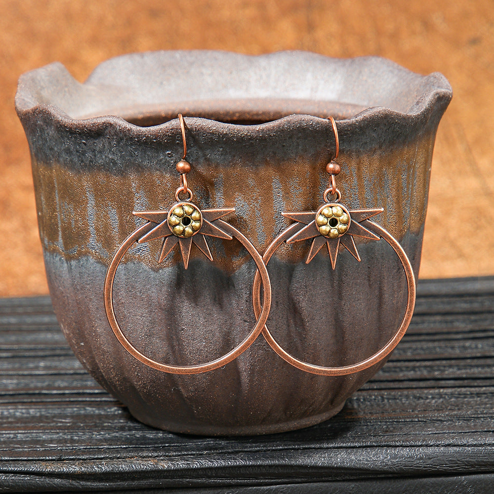 Attractive Antique Bohemian Ethnic Style Handmade Earrings