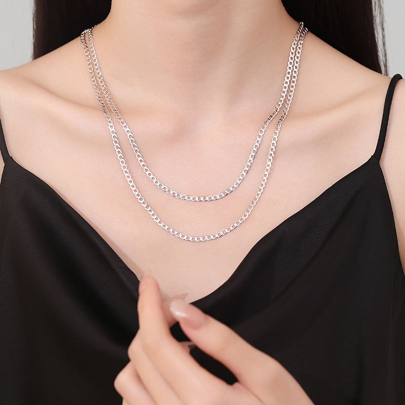 Women's Simple Temperament Clavicle Chain Cold Style Necklaces