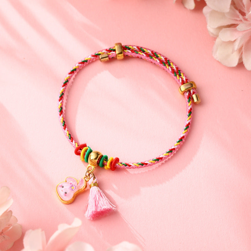Children's Hundred Dragon Boat Festival Colorful Braided Rope Batches Of Goods Bracelets