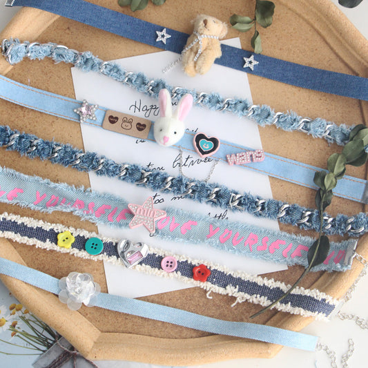 Millennium Style Hot Love Dopamine Clavicle Chain Collar