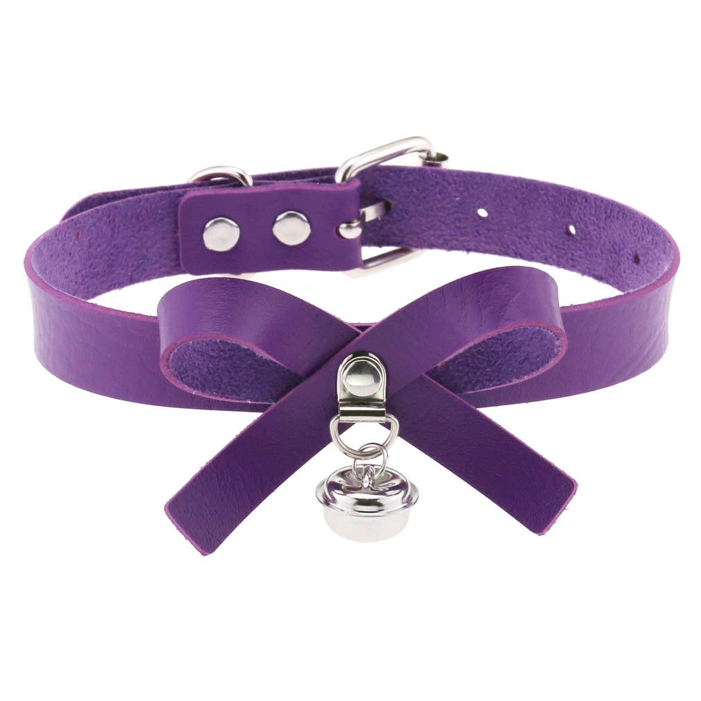 Punk Soft Graceful Bow Neckband Sexy Clang Collar
