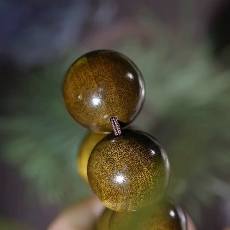 Sichuan Silkwood Old Materials Demolition Buddha Beads Prayer Bracelet