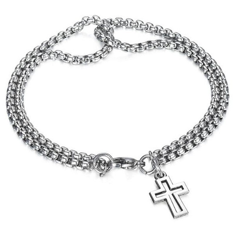 Cold Style Hollow Cross Personalized Minority Bracelets