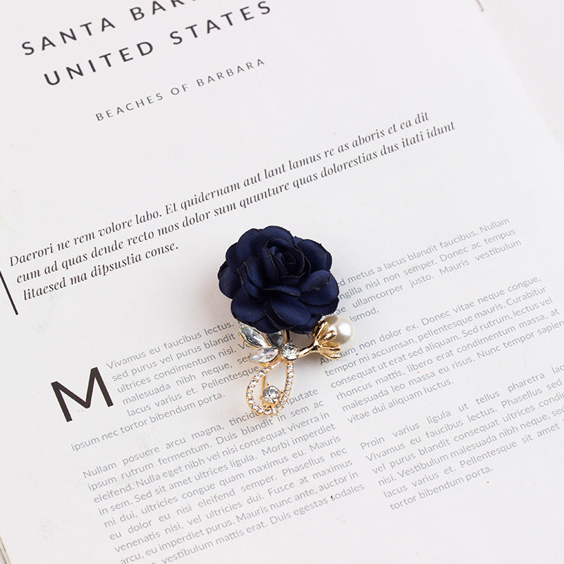 Flower Brooch Classic Style Simple Stylish Corsage Decorative Brooches