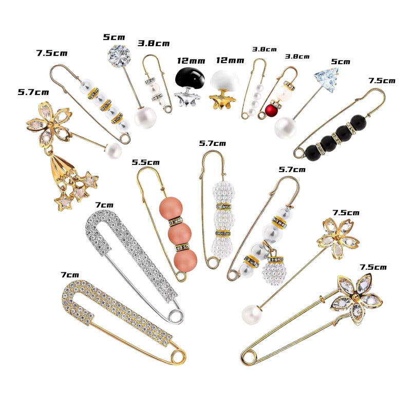 Women's Of Trousers Pin Artifact Fixed Clothes Buckle Brooches