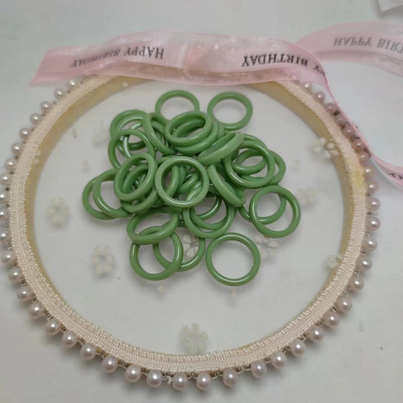 Female Single Material Sticky Accessory International Trade City Ring