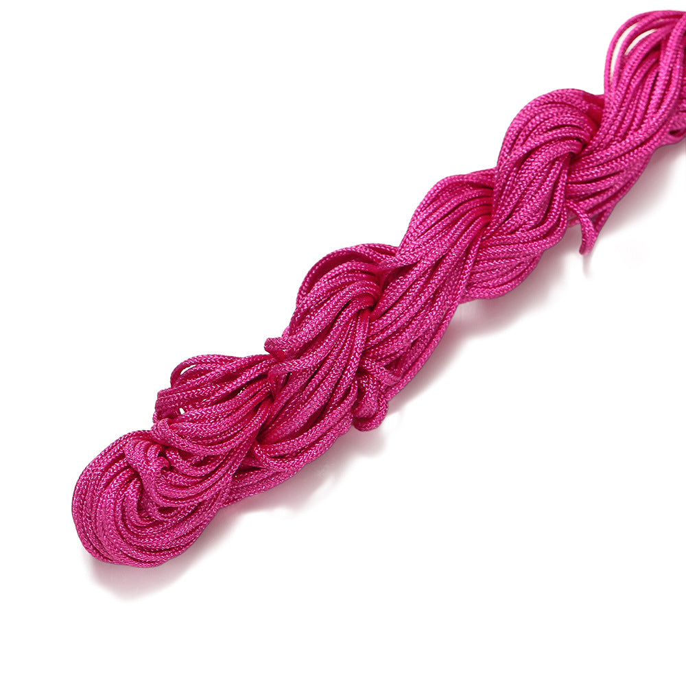 Handmade Braided Jade Strand Red Rope Thread Chinese Knot Hanging Ornaments