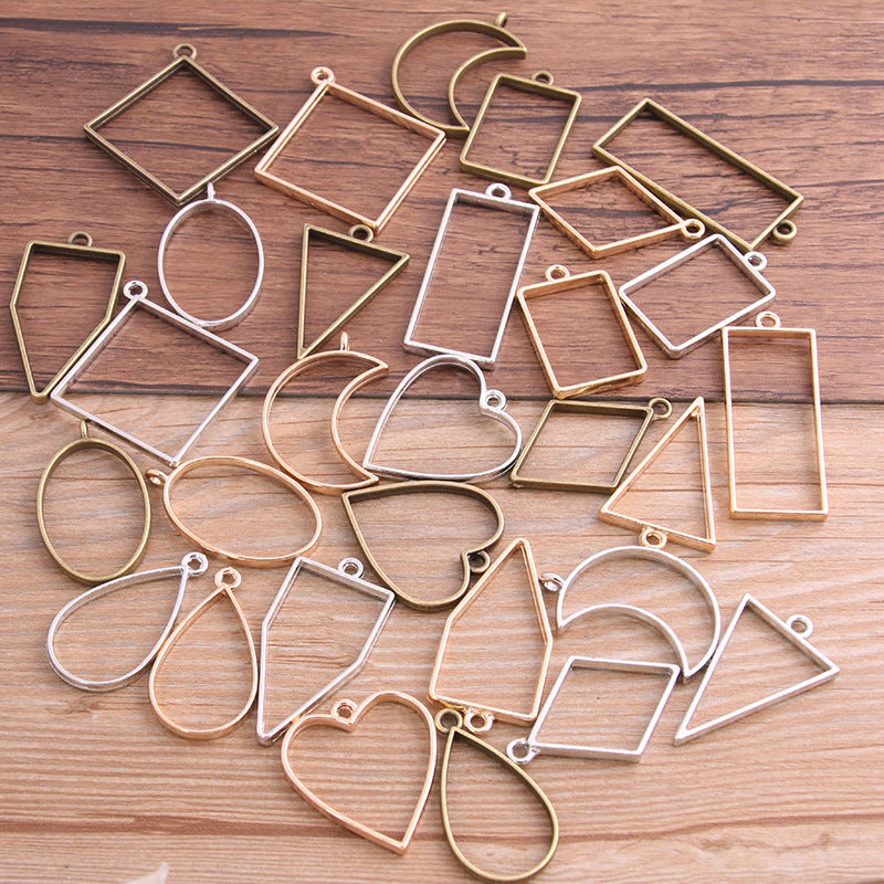 Durable Mixed Geometric Figure Epoxy Mold Jewelry Accessories