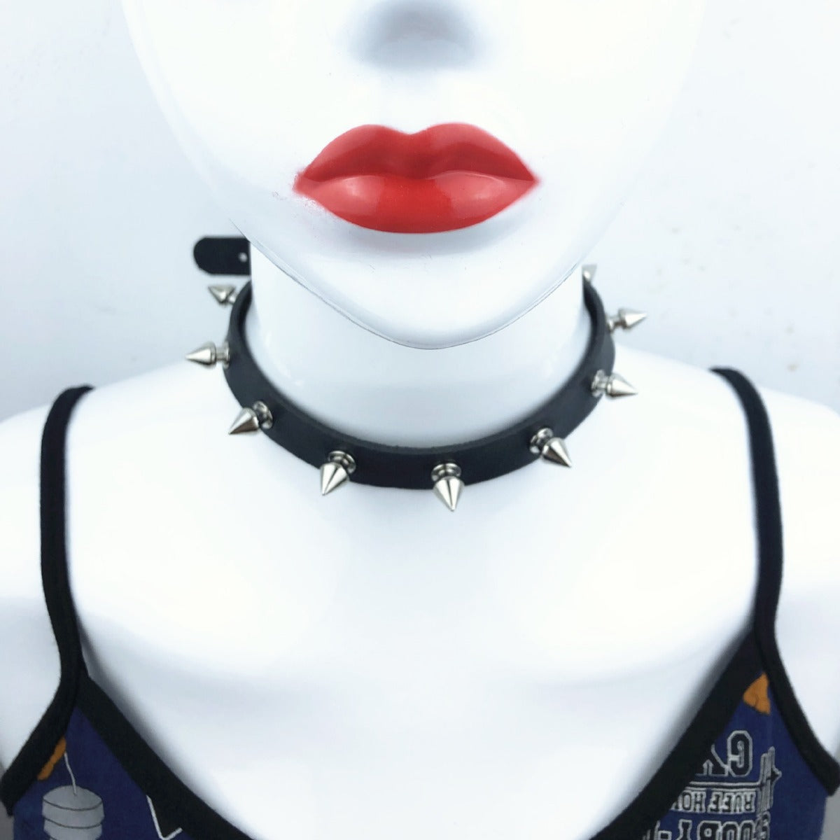 Punk Tip Rivet Leather Gothic Rock Collar