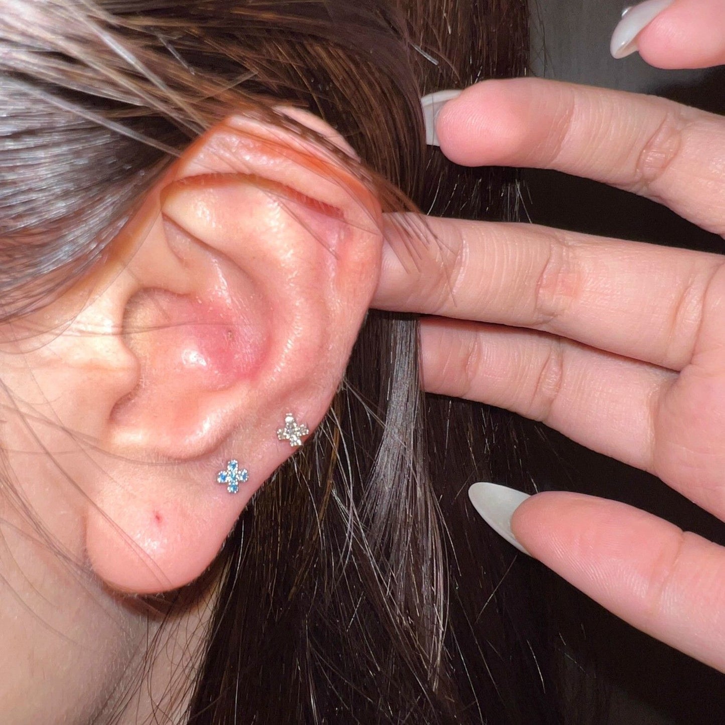 Design Cross Ear Bone Korean Style Versatile Earrings