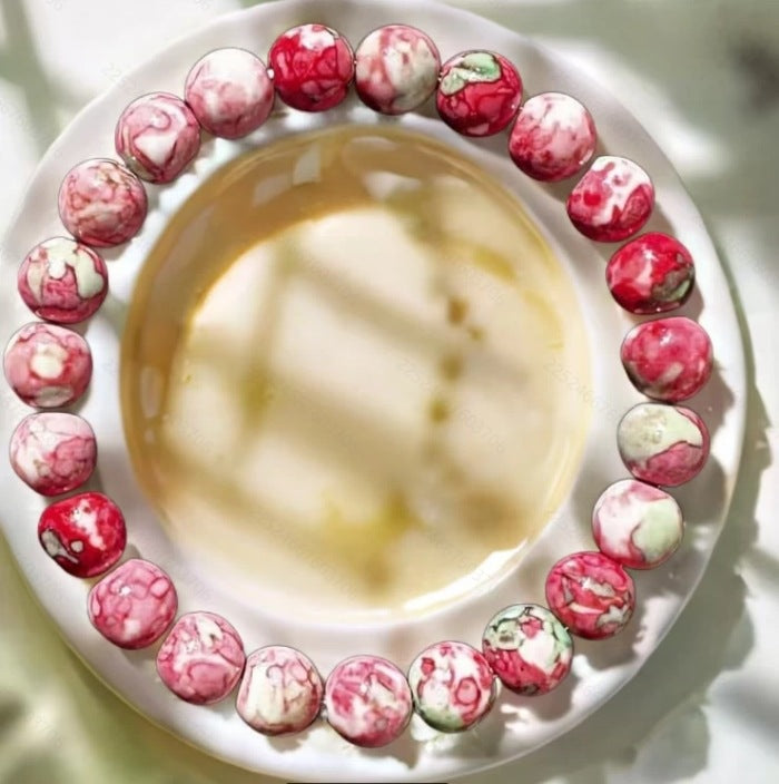 Red Green Treasure Amethyst Sunstone Lapis Lazuli Tiger Eye Handmade Bracelets