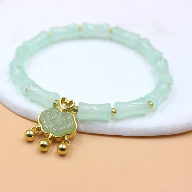 Bamboo Joint Longevity Lock Festival High Creative Girlfriends Bracelet