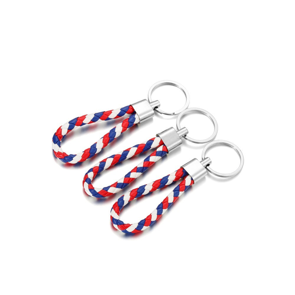 Color Creative Weaving Leather Rope Car Jewelry Accessories