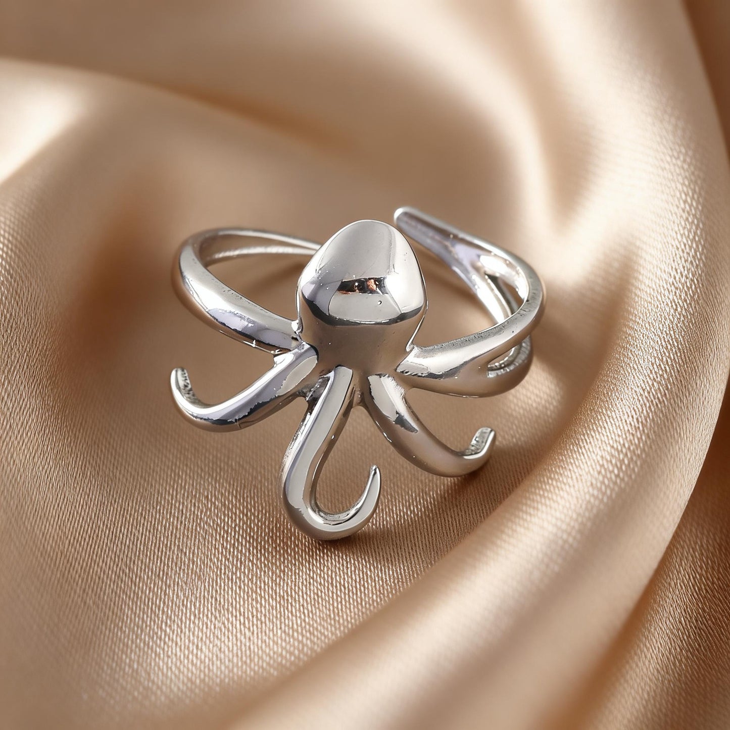 Steel Open-end Niche High-grade Fashion Trend Affordable Luxury Style Ring