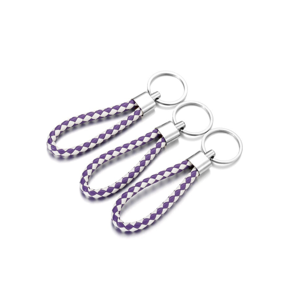 Color Creative Weaving Leather Rope Car Jewelry Accessories