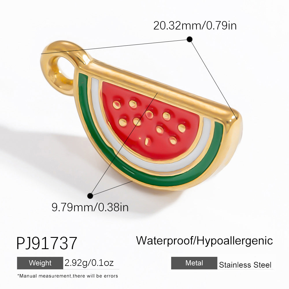 Mini Fruit Cartoon Pastoral Style Three-dimensional Jewelry Accessories