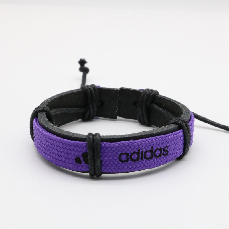 Male Female Couple Basketball Sports Weaving Bracelets