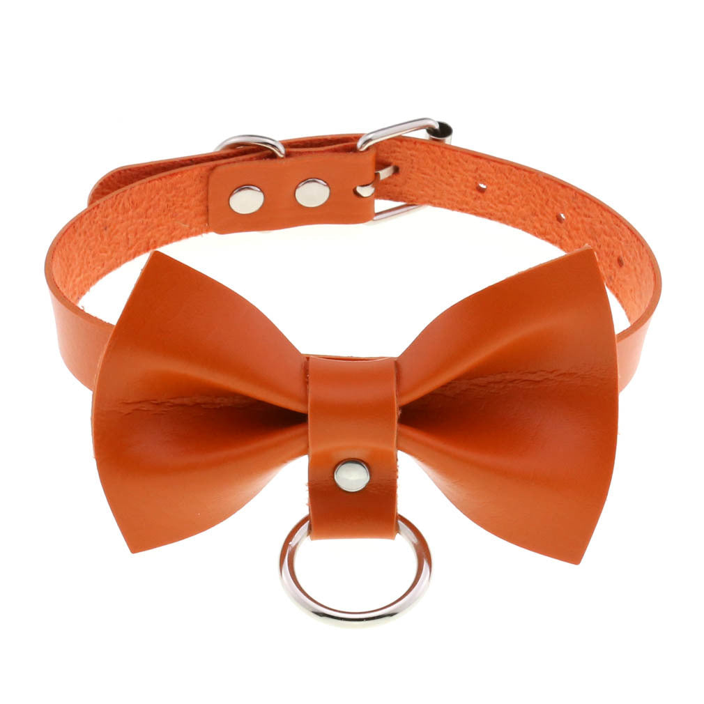 Punk Black Bowknot Neckband Graceful Fashionable Collar