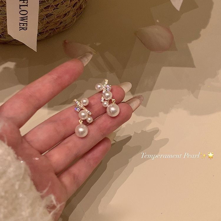 Needle High-grade Female Affordable Luxury Style Tassel Niche Temperamental Earrings