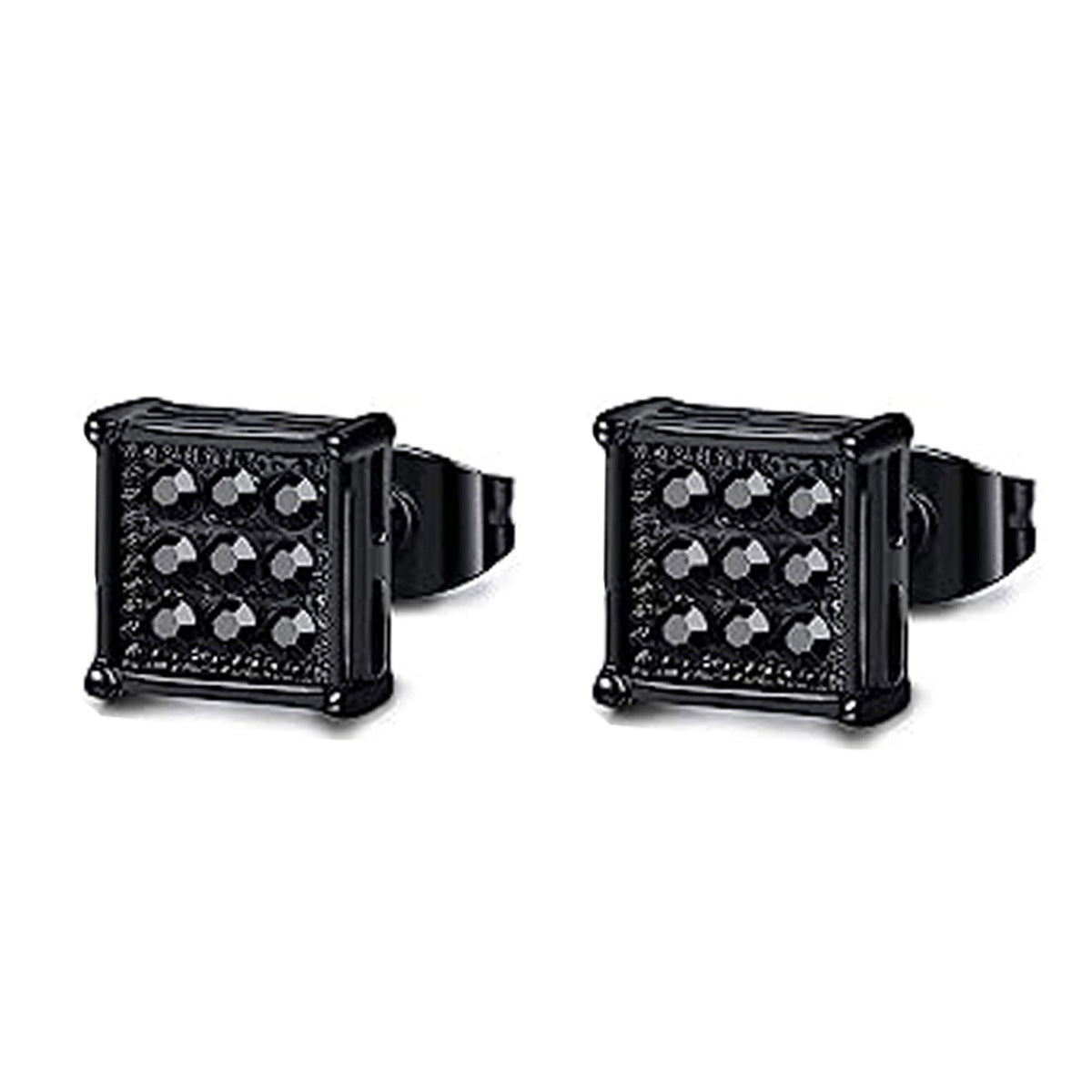 Women's & Men's Titanium Steel Ear Rhinestone Niche High-grade Earrings