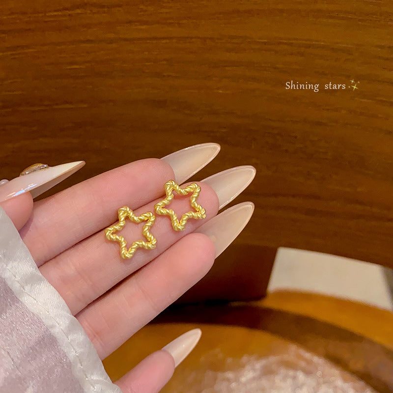 Women's Korean Metal Simple Personalized Fashionable Cool Earrings