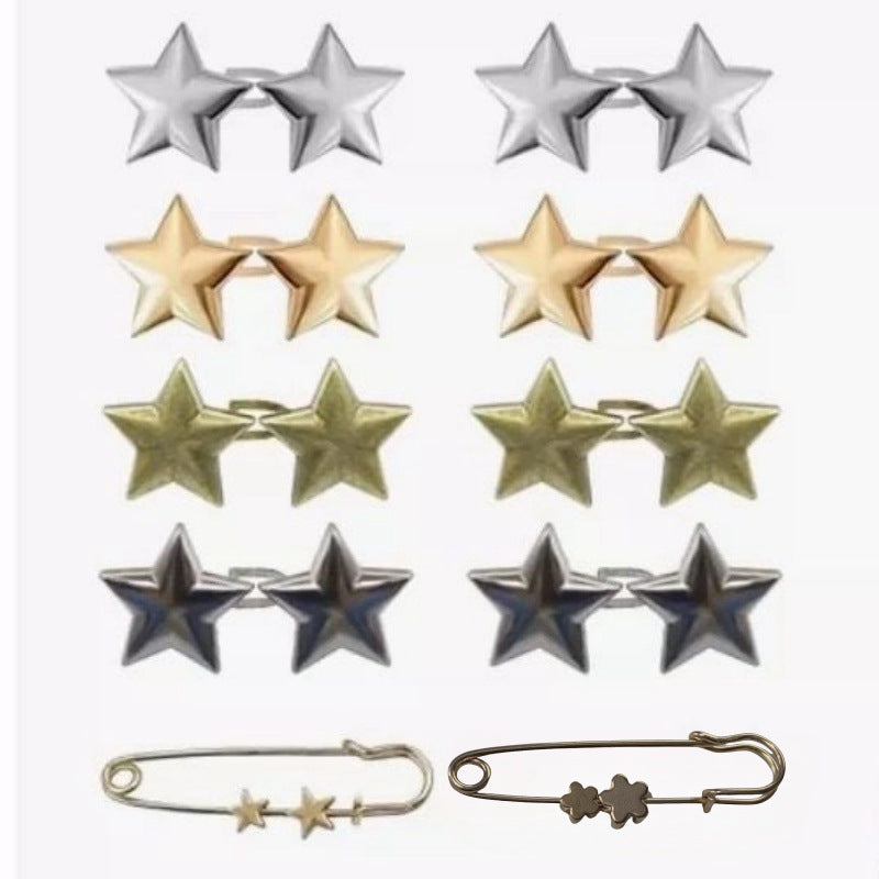 Women's Of Trousers Pin Artifact Fixed Clothes Buckle Brooches
