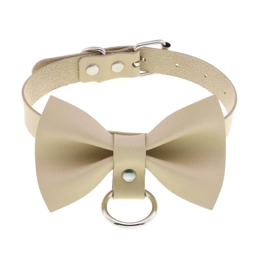 Punk Black Bowknot Neckband Graceful Fashionable Collar