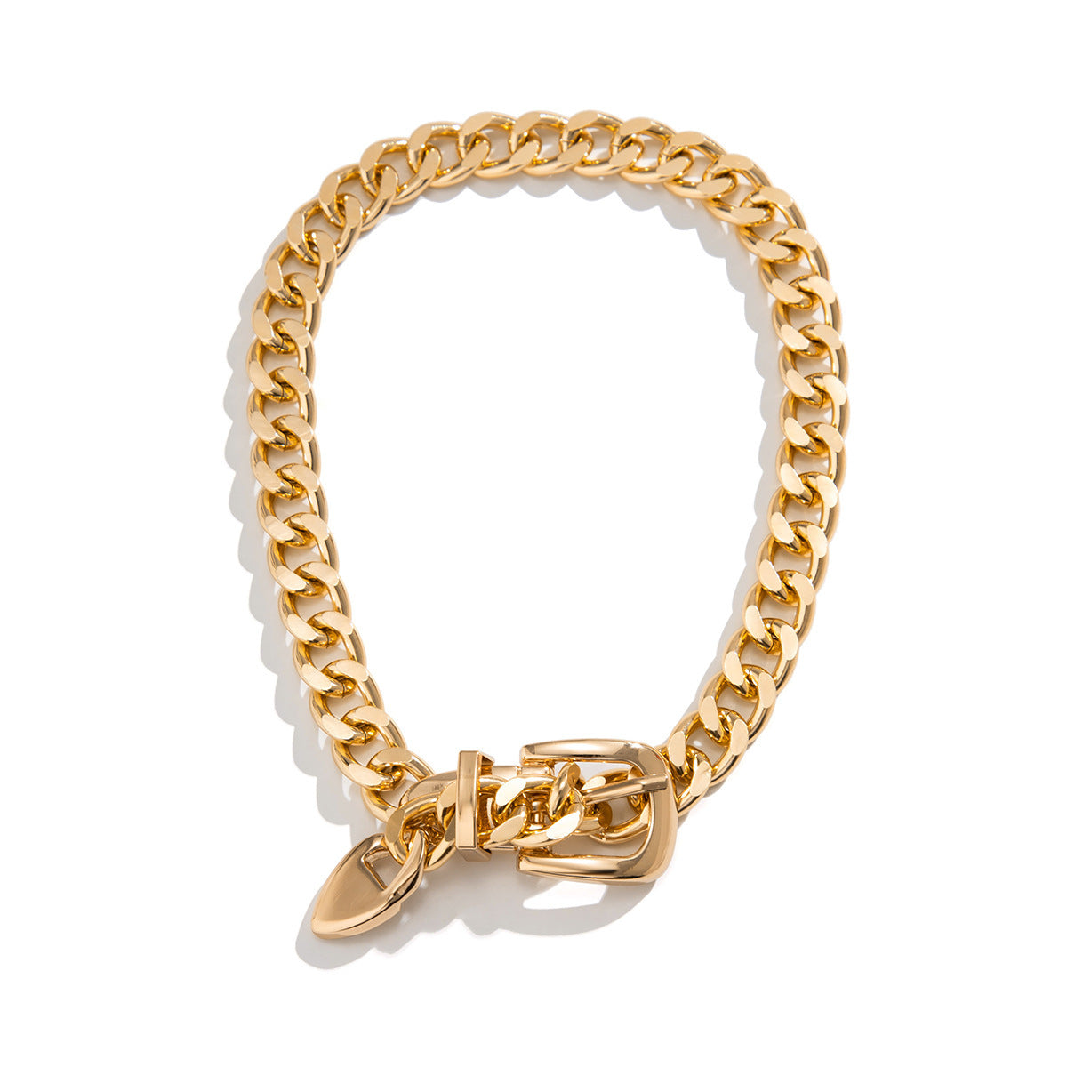 Chain Buckle Clavicle Female Hip Hop Necklaces
