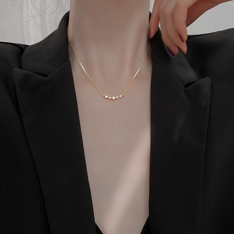 Smile Female Summer Simple Style Niche Design Necklace