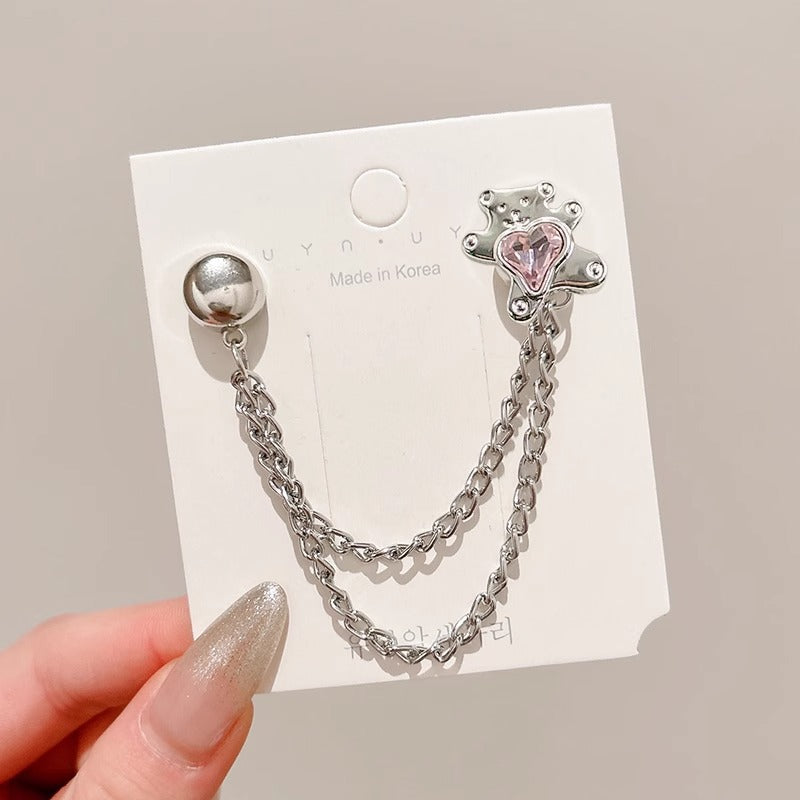 Brooch Clasp Hidden Hook Sewing Free Does Not Hurt Clothes Brooches