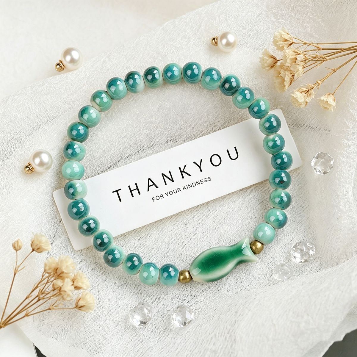 Ceramic National Style Artistic Chinese Design Bracelet