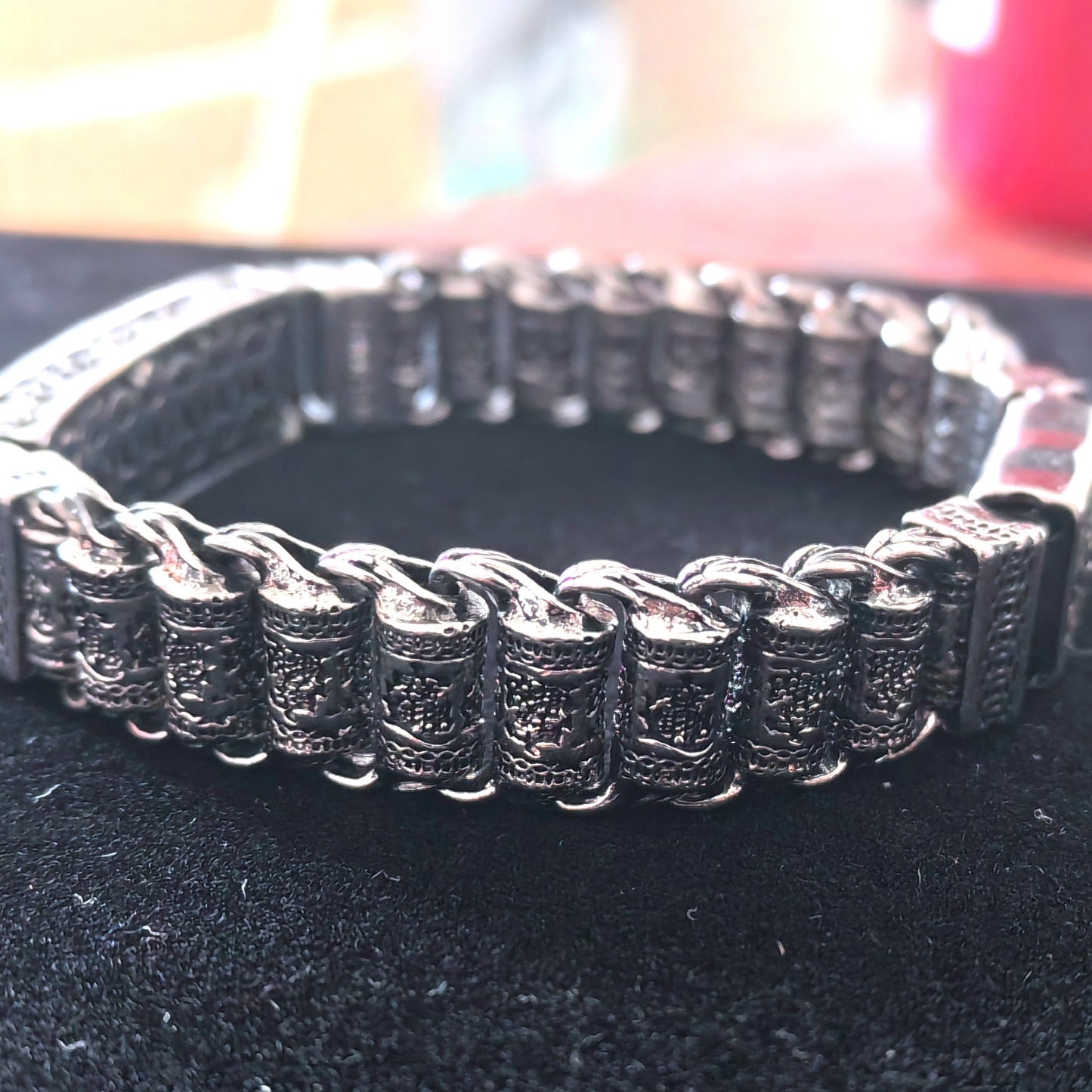 Men's Tibetan True Sutra Buddhist Vajra Distressed Bracelets