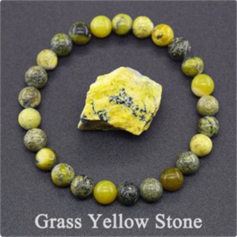 Red Green Treasure Amethyst Sunstone Lapis Lazuli Tiger Eye Handmade Bracelets