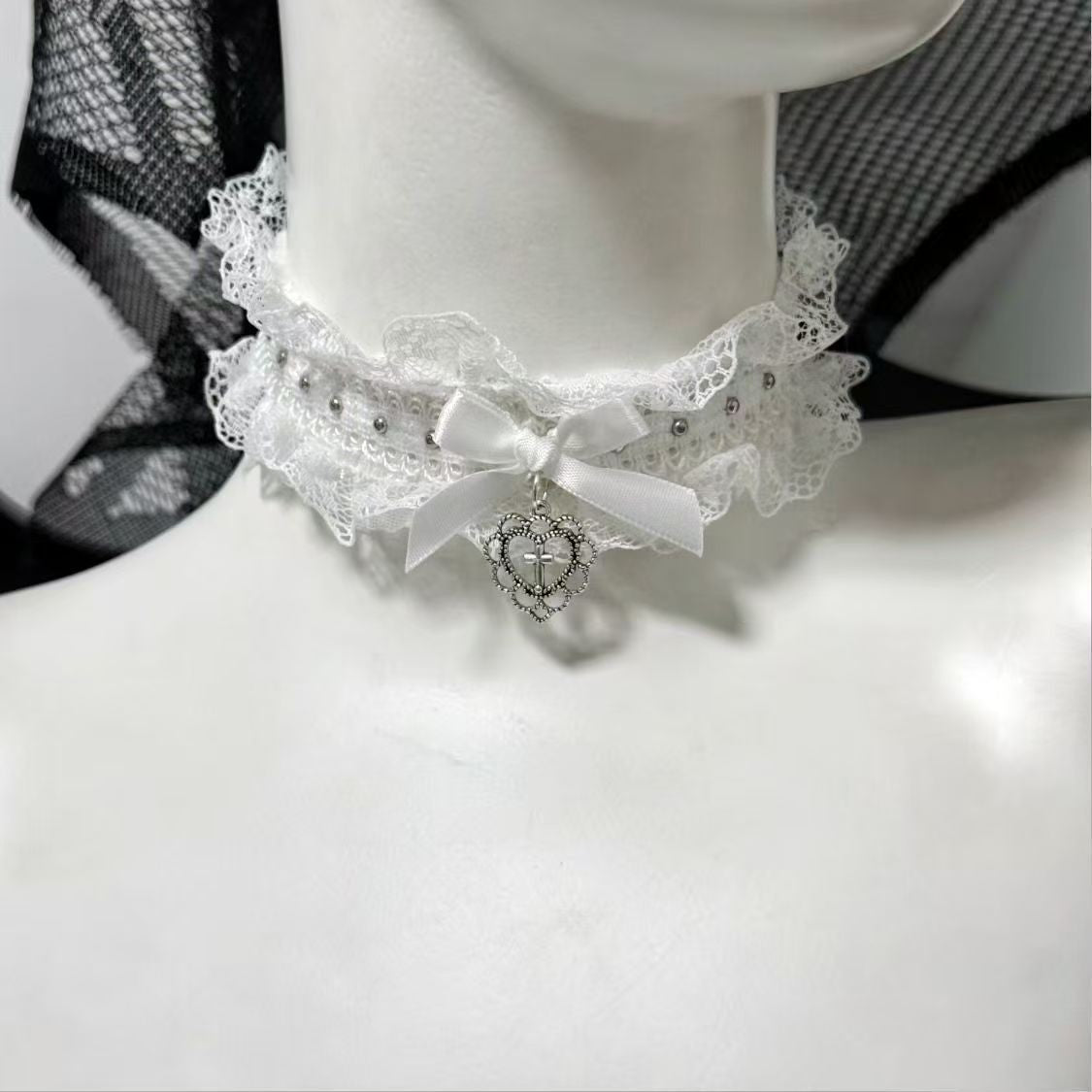 Women's Lolita Sexy Animal Ears Bow Party Necklace