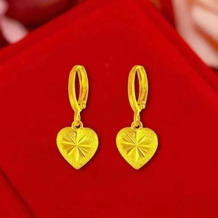 Women's Versatile Creative Gold Lucky Gift Earrings