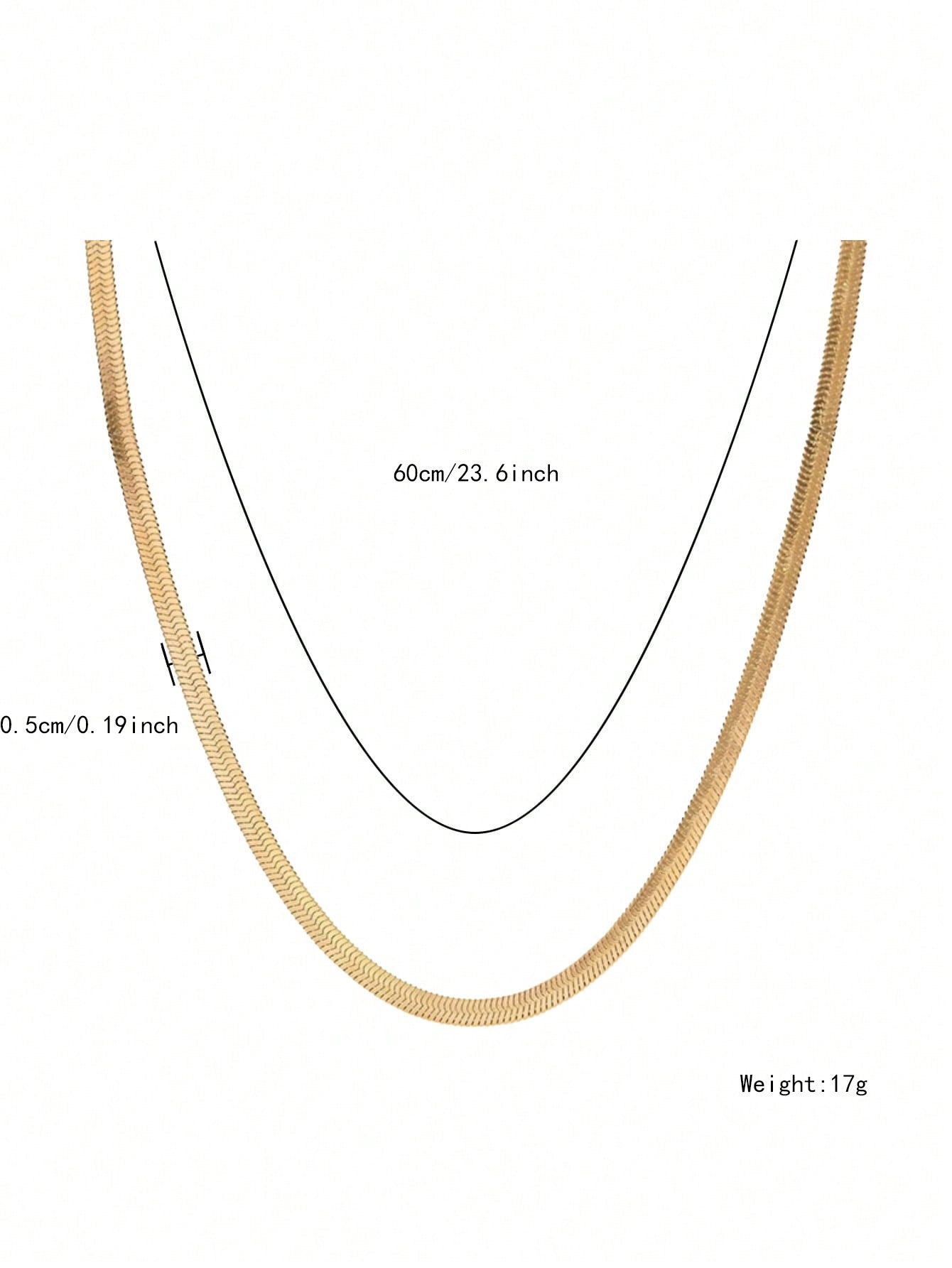 Men's Steel No Fading Wide Blade Chain Niche Design Couple Thick Necklace